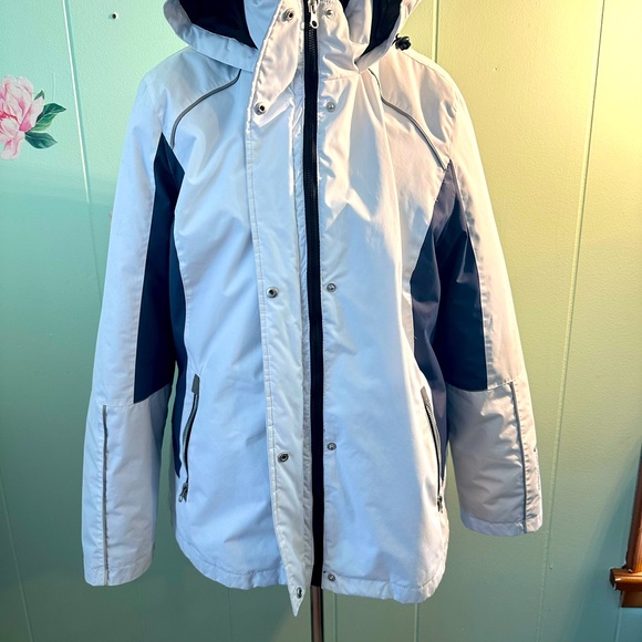 NWOT Radiance Free Country White and Blue 3 in 1 Jacket XL - Picture 2 of 9